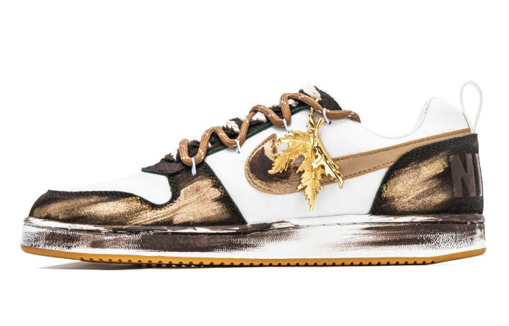 Nike Nike Court Borough Abrasion Resistant Abrasion Resistant Low top Skateboard Shoes Men's Gold Brown