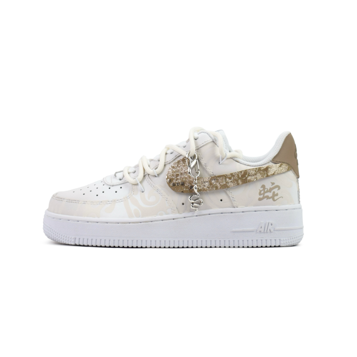 Nike Nike Air Force 1 Low top Skateboard Shoes Women's Khaki