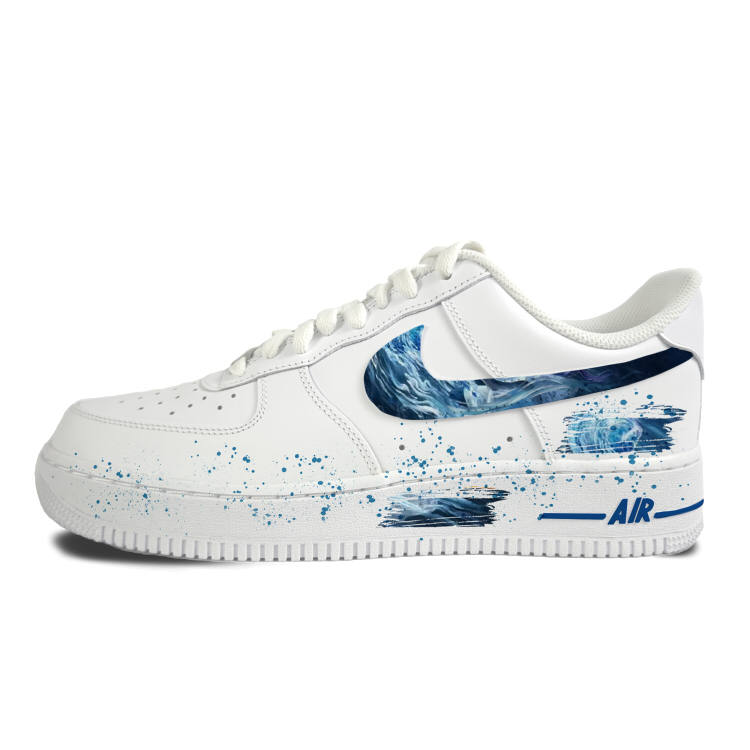 Nike Nike Air Force 1 Cow Leather Abrasion Resistant Low top Skateboard Shoes Unisex White
