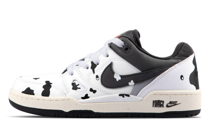 Nike Nike Full Force Classic And Versatile Low top Skateboard Shoes Unisex Black White