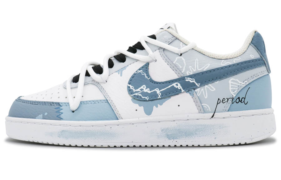 Nike Nike Court Vision 1 Ninth Inning Manufacturing, Mountains And Seas Winter Season Slip Resistant Slip Resistant Low top