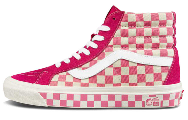 Vans Vans Style 38 Checkerboard Pink/White