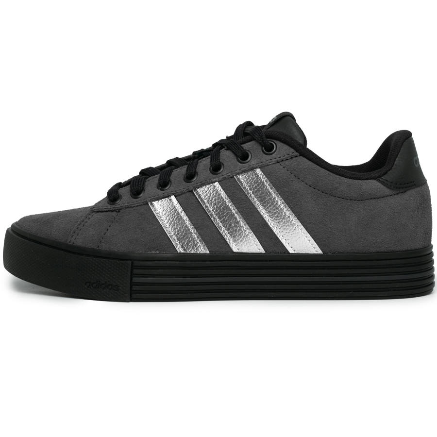 Adidas Adidas Daily 4.0 Silver Feathers Minimalist Fashion Abrasion Resistant Low top Skateboard Shoes Unisex Black Silver