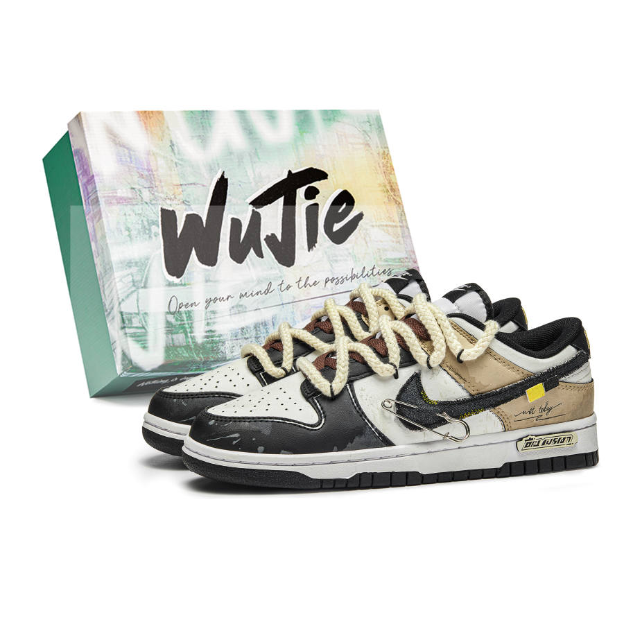 Nike Nike Dunk Wanderer, Box Cushioning Abrasion Resistant Cushioning, Wear Resistant Low top Skateboard Shoes Men's Tawny