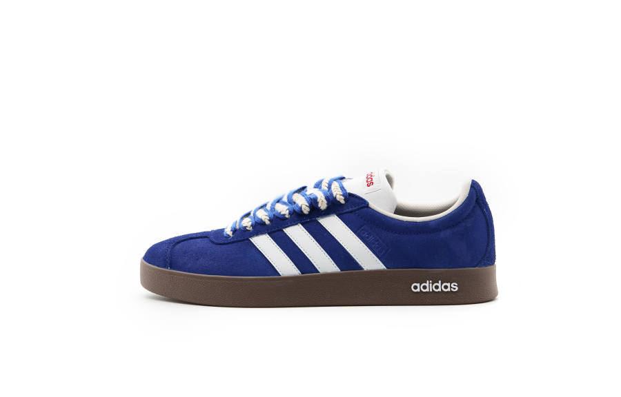 Adidas Neo VL Court 2.0 Abrasion Resistant Lightweight Low top Skateboard Shoes Unisex White Blue