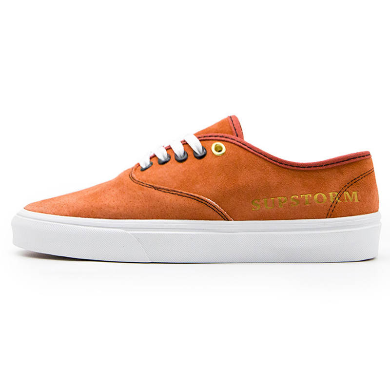 SUPSTORM Skateboard Shoes Unisex Low Top Orange