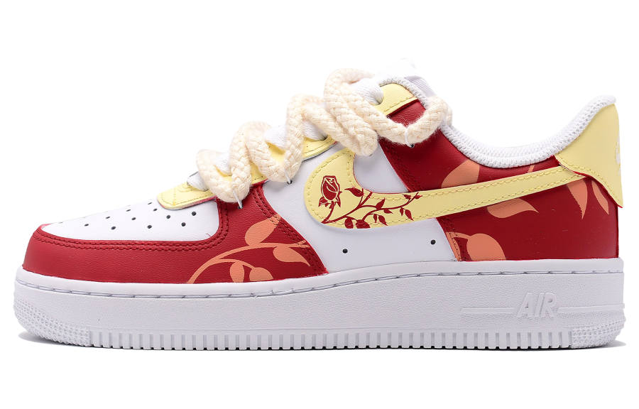 Nike Nike Air Force 1 Low top Skateboard Shoes Women's Red