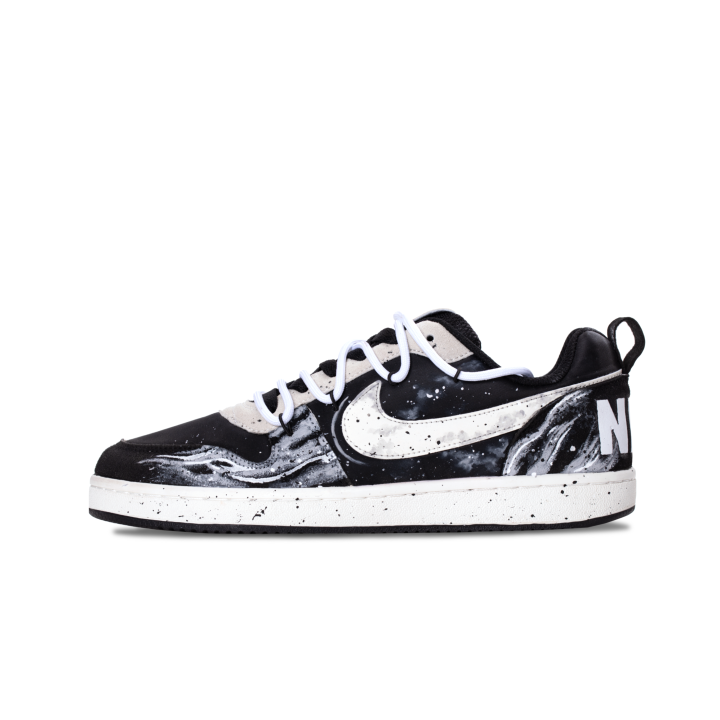 Nike Nike Court Borough Low Prem Offline Lab, Cloud Ink Tsunami Abrasion Resistant Low top Skateboard Shoes Men's