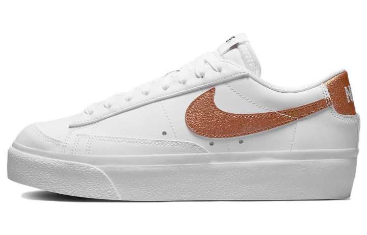 Nike Nike Blazer Low Platform Essential White Metallic Copper Women's