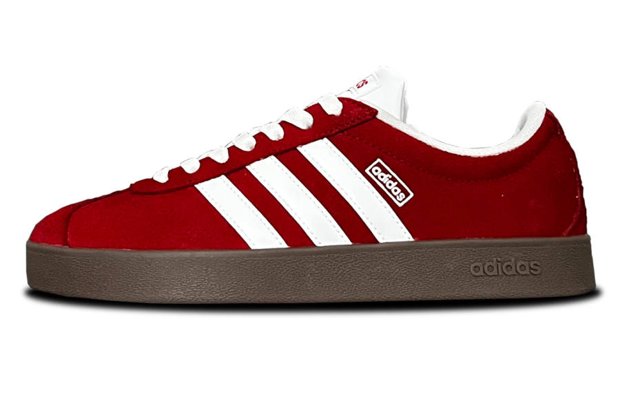 Adidas Adidas VL COURT 2.0 Wear resistant And Lightweight Low top Skateboard Shoes Unisex Red