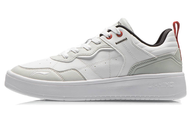 Li-Ning Li Ning Leather Comfortable Coverage Slip Resistant, Abrasion Resistant, Lightweight, Breathable Low top