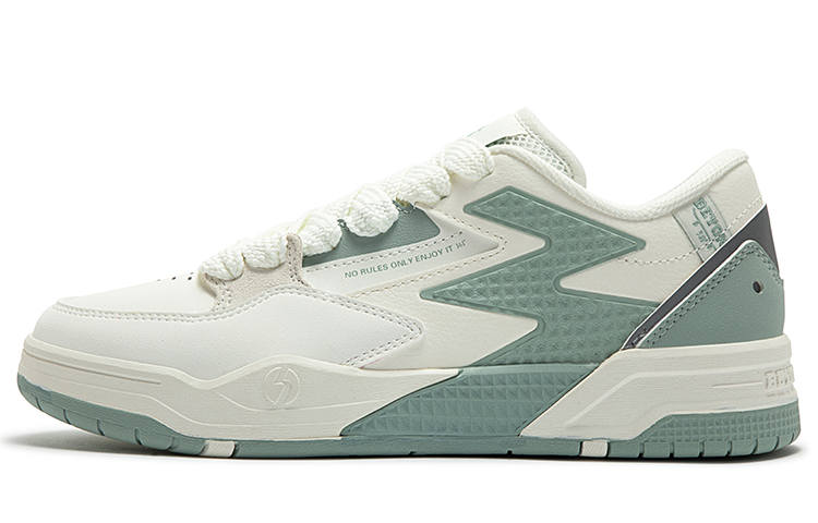 361° BIG3 Cushioning Coverage Low top Skateboard Shoes Women's White Green