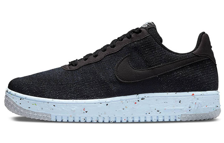 Nike Nike Air Force 1 Low Crater Flyknit Black Chambray Blue