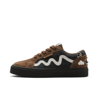 XIANGSU Abrasion Resistant Coverage Abrasion Resistant Coverage Low top Skateboard Shoes Women's Brown