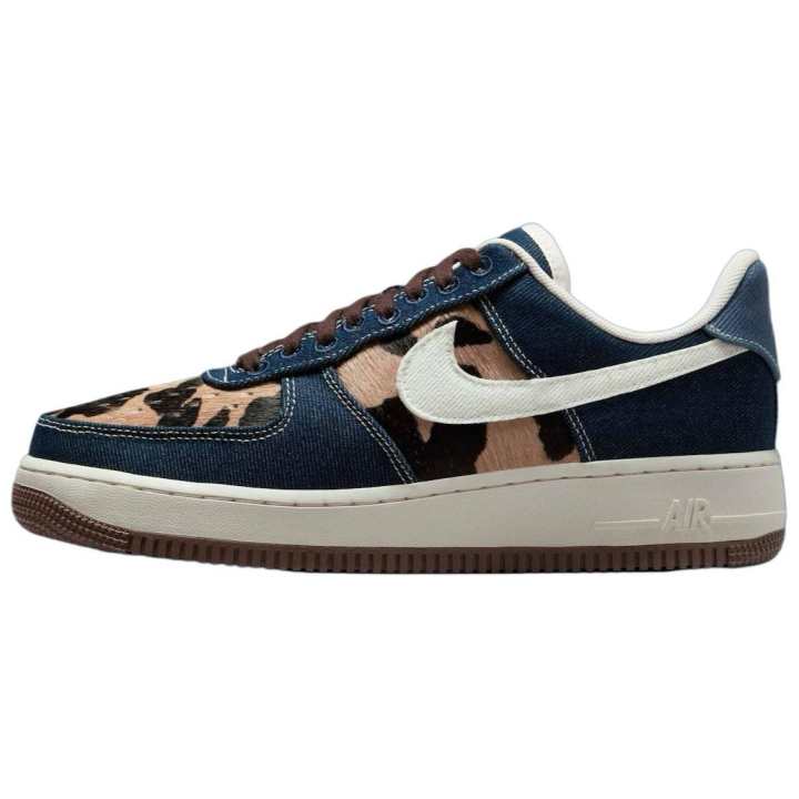 Nike Nike Air Force 1 Low Cheetah Blue Denim Women's