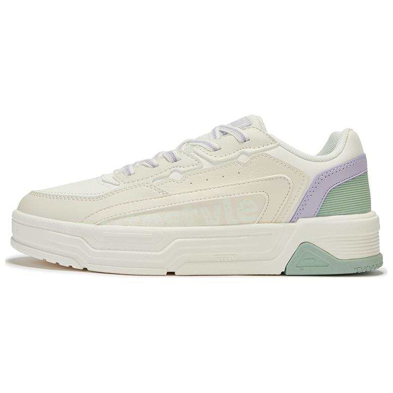 361° Slip Resistant Cushioning Slip Resistant Cushioning Mid top Skateboard Shoes Women's White Green
