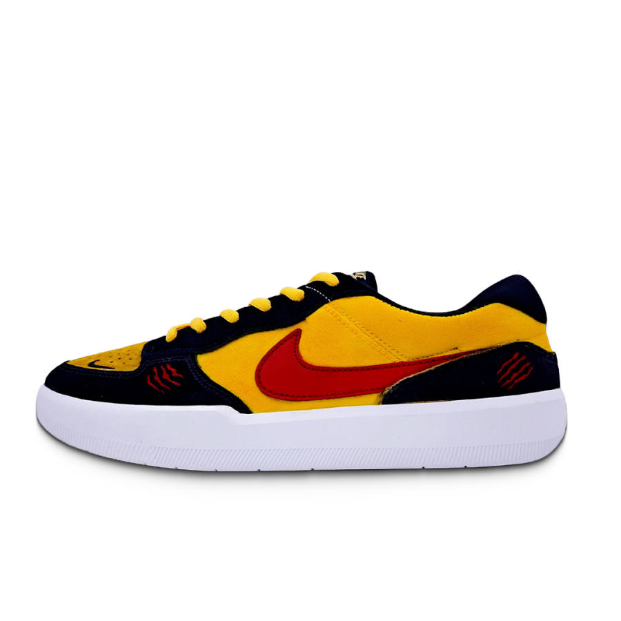 Nike Nike SB Force 58 Kung Fu Legend Non slip Lightweight Low top Casual Unisex Yellow Skateboard Shoes