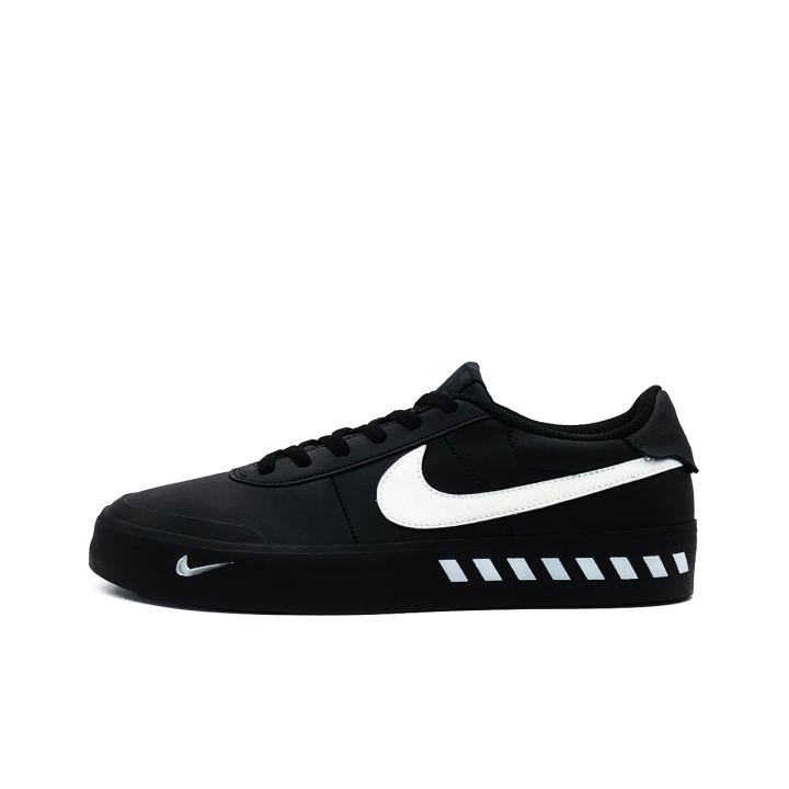 Nike Nike Court Shot Night Shadow Abrasion Resistant Low top Skateboard Shoes Men's Black White