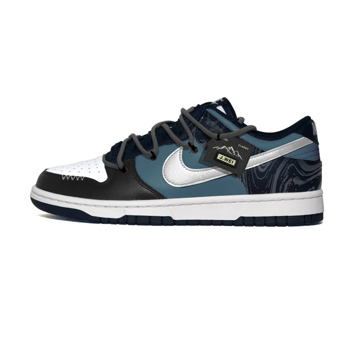 Nike Nike Dunk Leather Abrasion Resistant Low top Skateboard Shoes Men's