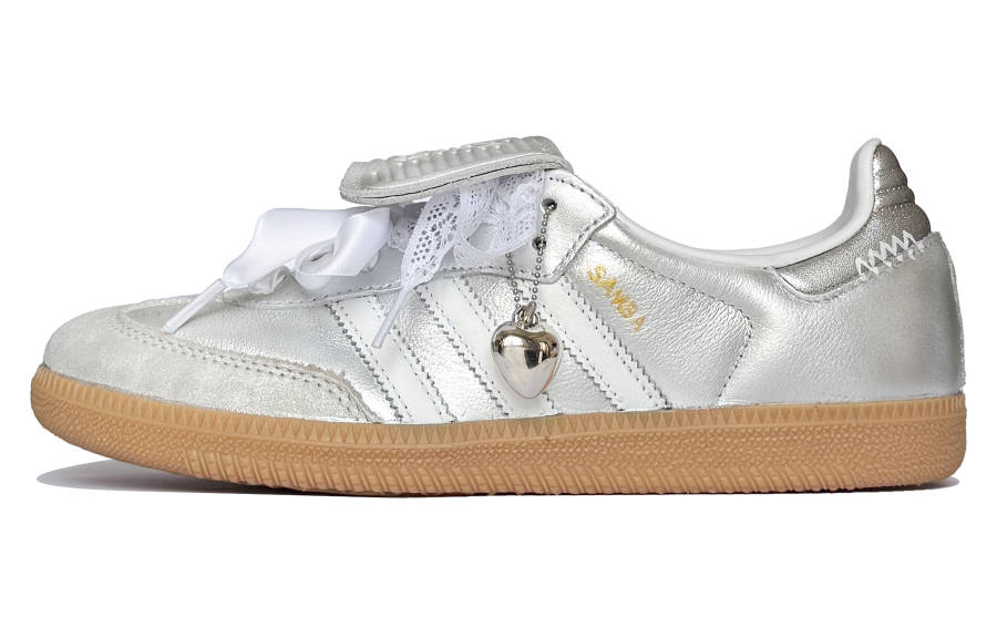 Adidas Originals Samba LT Lunar Post, Frost Cushioning Low top Skateboard Shoes Unisex Silver