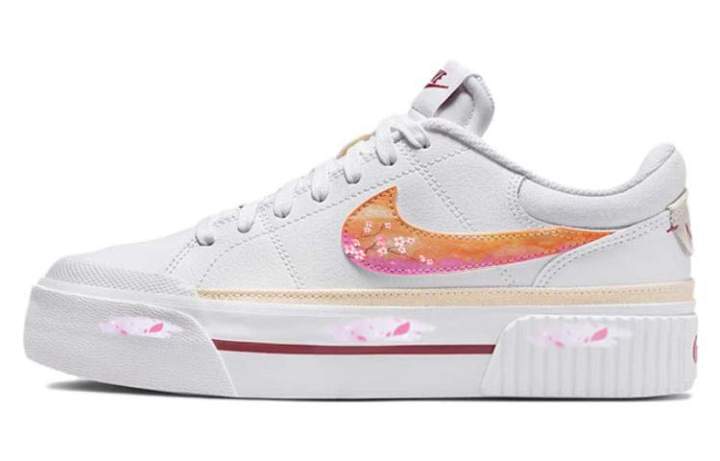Nike Nike Court Lite Skateboard Shoes Women's Low Top Pink/White