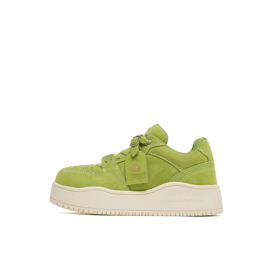 WANDER AROUND Low top Skateboard Shoes Unisex Lime Green