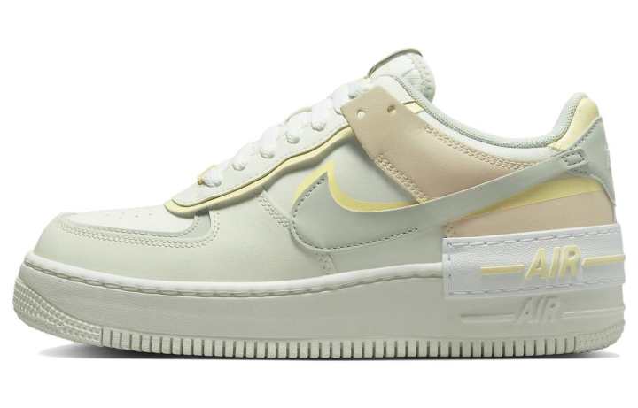 Nike Nike Air Force1 Shadow Low top Skateboard Shoes Women's White