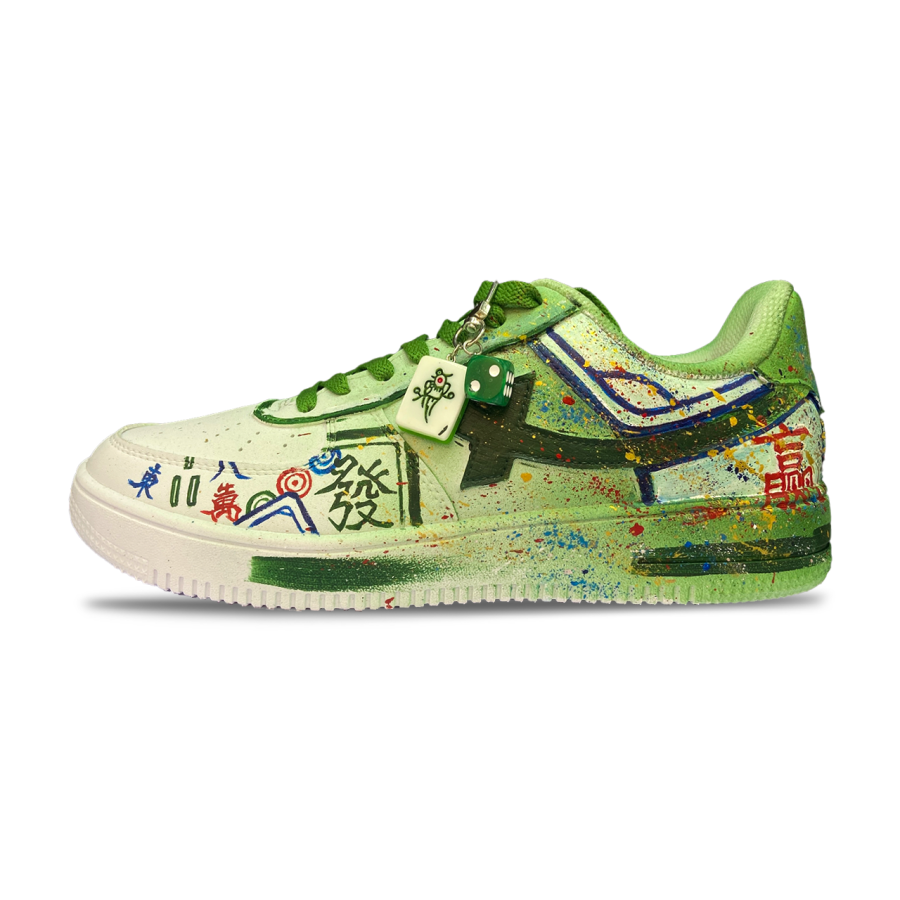 XTEP Air Force 1 Slip Resistant Abrasion Resistant Coverage Low top Skateboard Shoes Men's Green