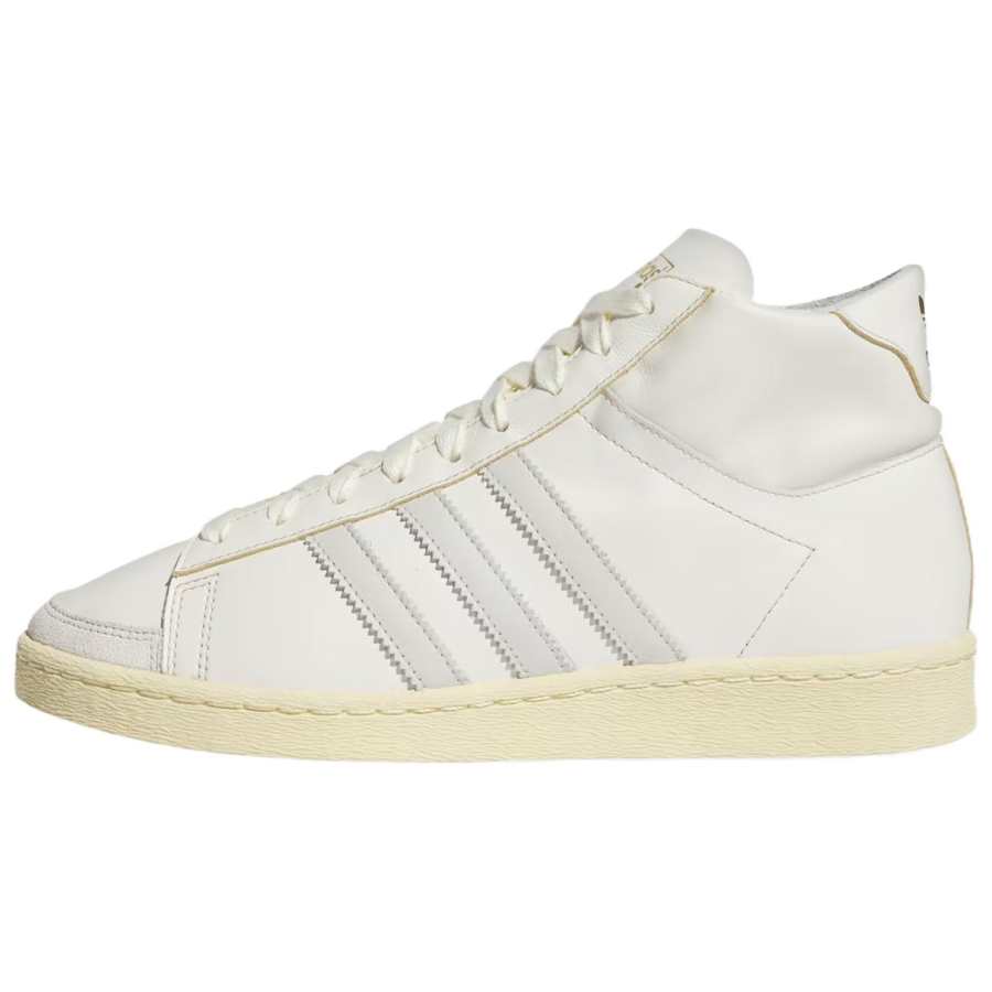 Adidas Originals High top Skateboard Shoes Unisex White Gray
