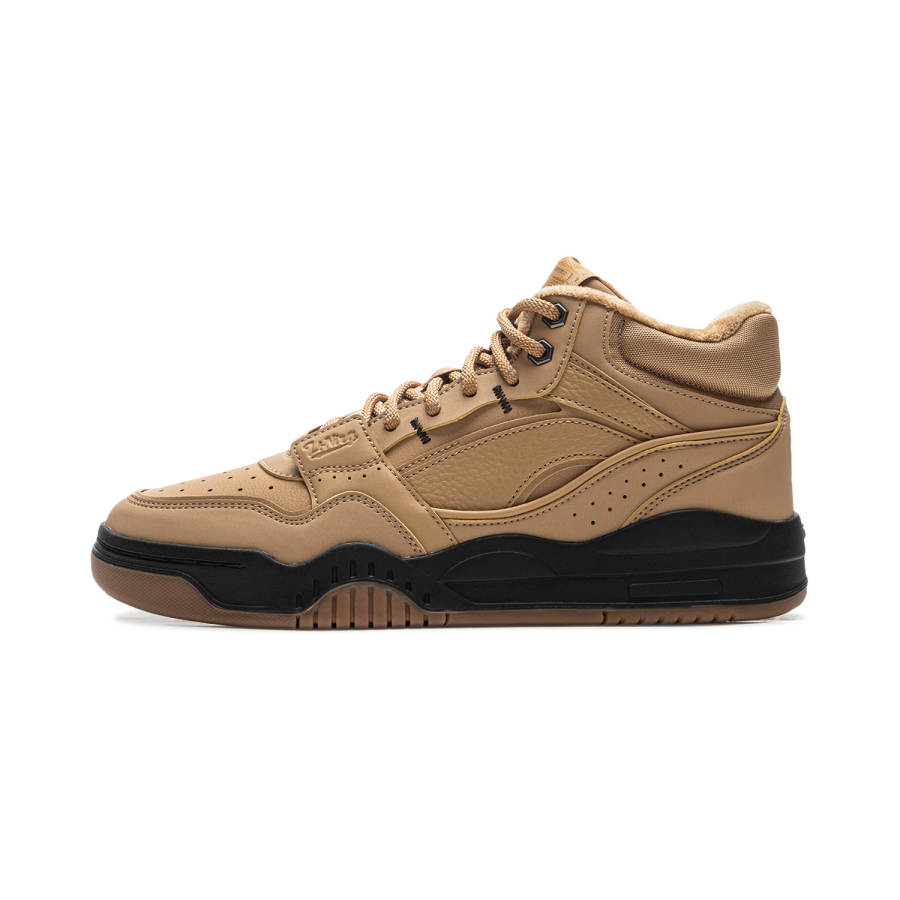 Li-Ning Li Ning Moon White HI Casual Versatile, Platform Height Increasing, Fleece Lined