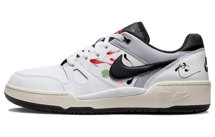 Nike Nike Full Force Skateboard Shoes Men's Low Top Black/White