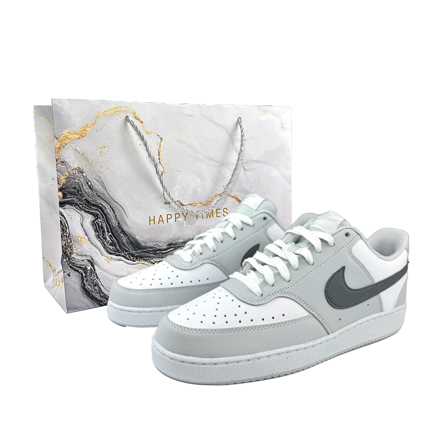 Nike Nike Court Vision Low top Skateboard Shoes Men's Light Gray