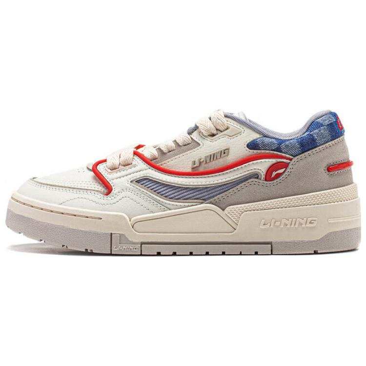 Li-Ning Li Ning 001 BTC Slip Resistant Abrasion Resistant Skateboard Shoes Women's Gray