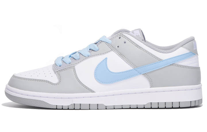 Nike Nike Dunk Low top Skateboard Shoes Unisex White Blue