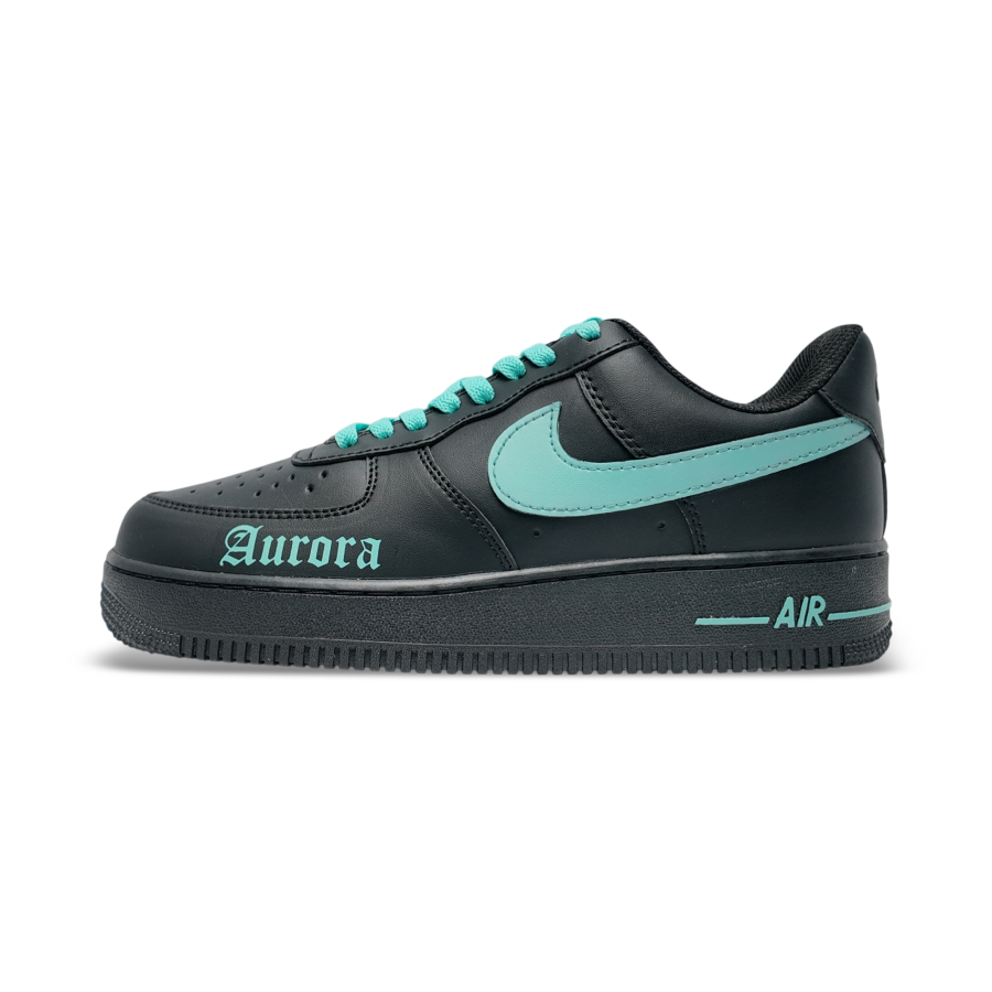 Nike Nike Air Force 1 Abrasion Resistant Low top Skateboard Shoes Unisex Black