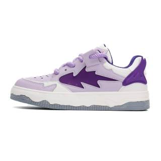 XIDELONG Coverage Slip Resistant Lightweight Low top Skateboard Shoes Women's Purple