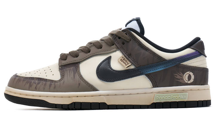 Nike Nike Dunk Low top Skateboard Shoes Unisex Brown White