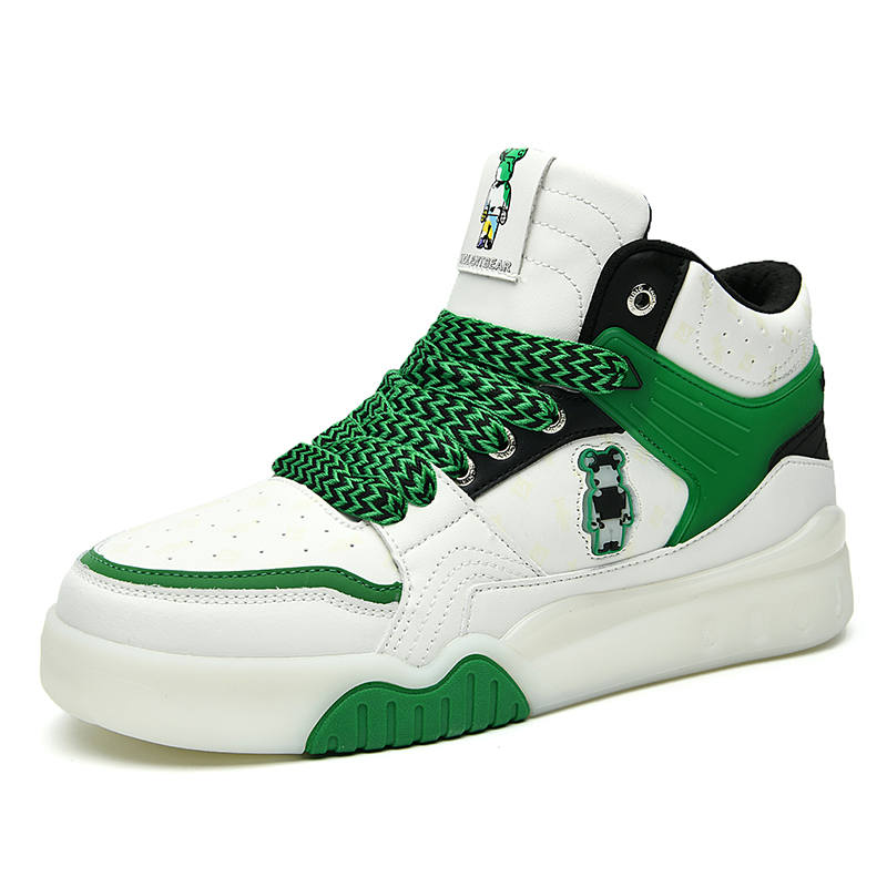 Violentbear Slip Resistant Slip Resistant High top Skateboard Shoes Unisex