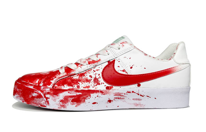 Nike Nike Court Royale Slip Resistant Abrasion Resistant Low top Skateboard Shoes Women's Red White