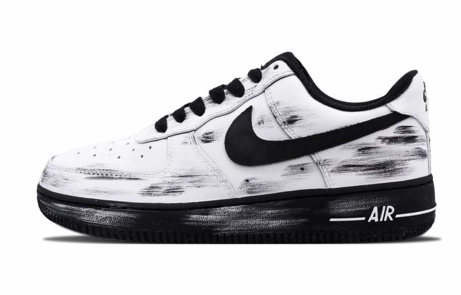 Nike Nike Air Force 1 Abrasion Resistant Abrasion Resistant Low top Skateboard Shoes Women's Black White