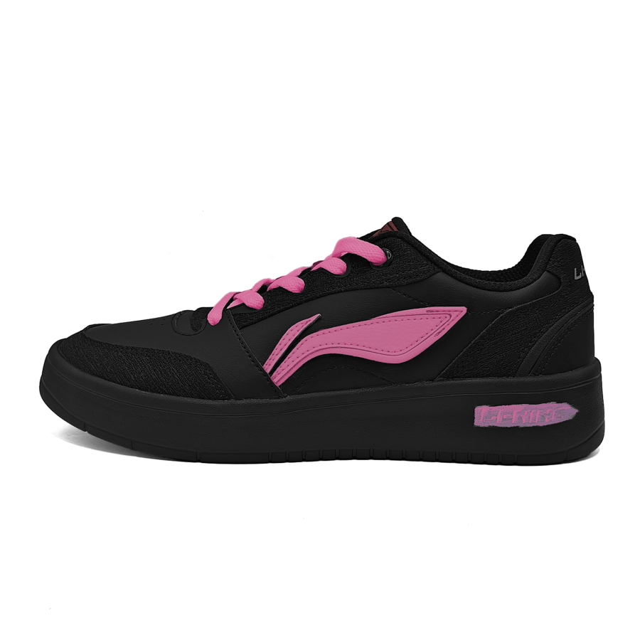 Li-Ning Li Ning Sycee V3 Slip Resistant, Abrasion Resistant, Lightweight Low top Skateboard Shoes Men's Pink Black
