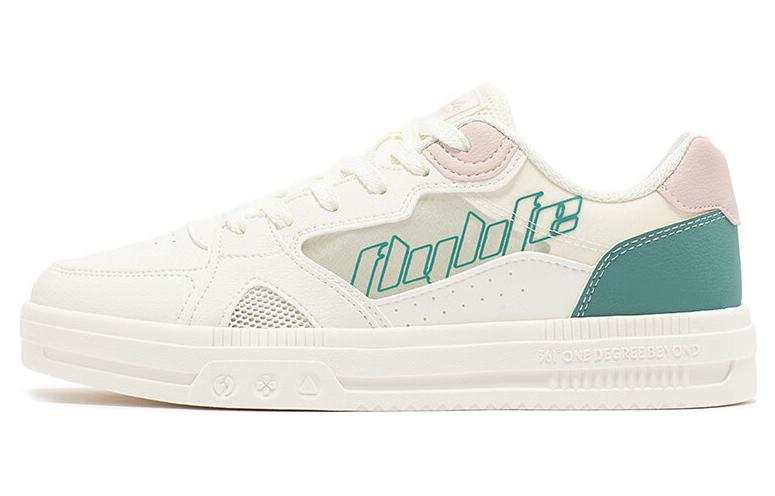 361° Slip Resistant, Abrasion Resistant, Lightweight, Breathable Low top Skateboard Shoes Women's White Pink Green
