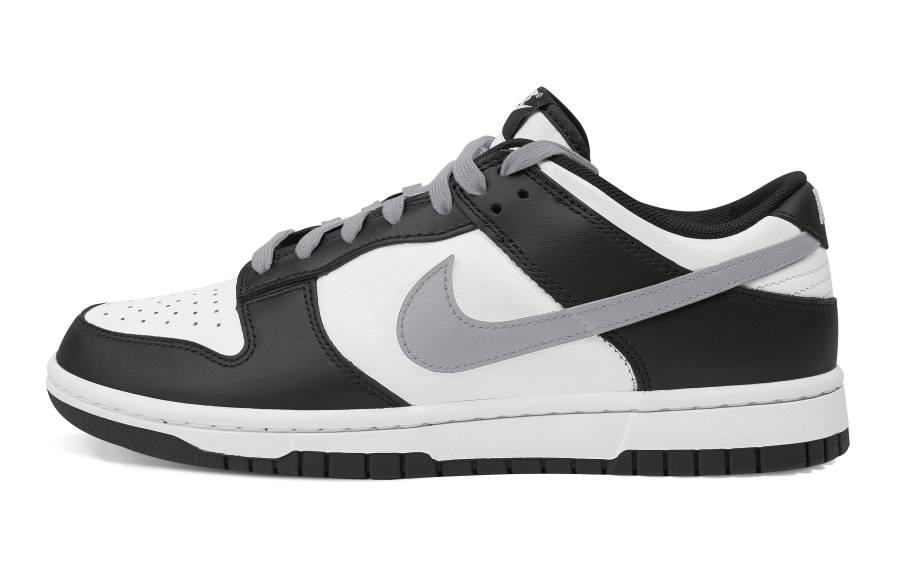 Nike Nike Dunk Slip Resistant Abrasion Resistant Low top Skateboard Shoes Unisex Black White Gray