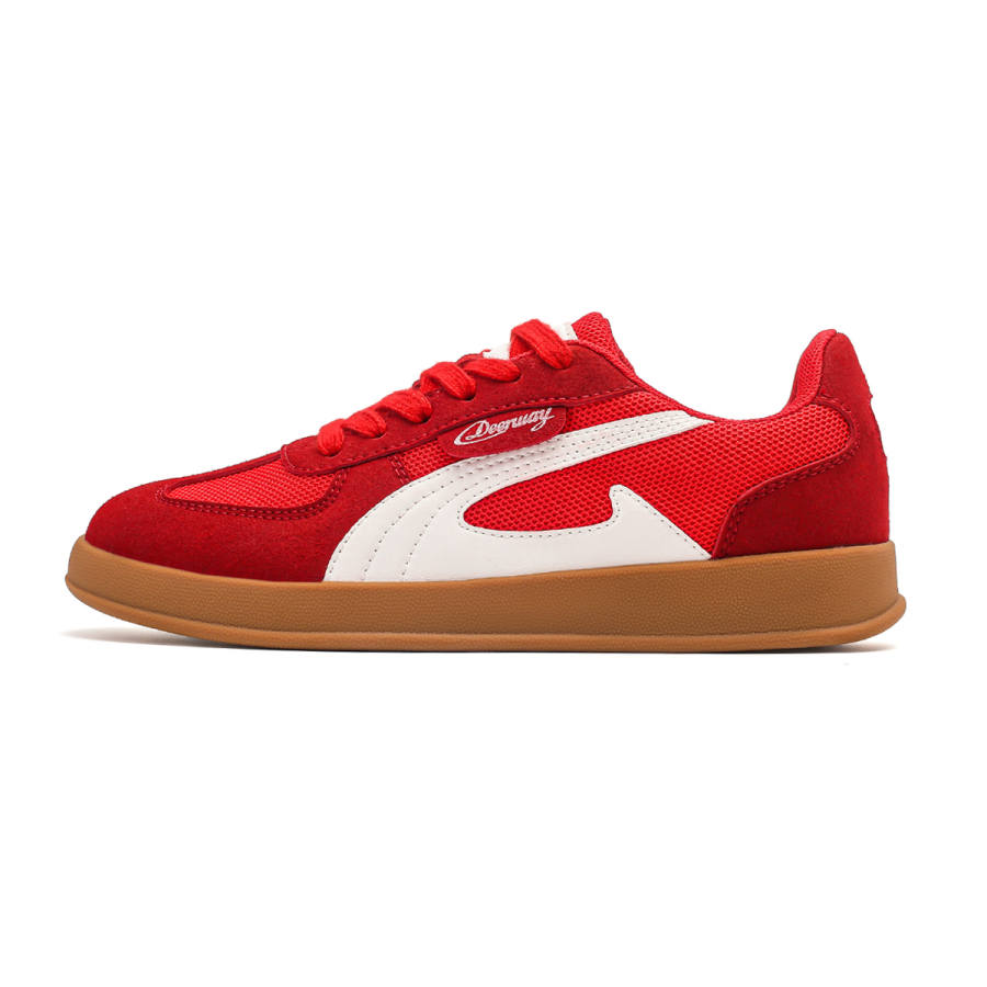 DEERWAY DEERWAY Low top Skateboard Shoes Unisex Red