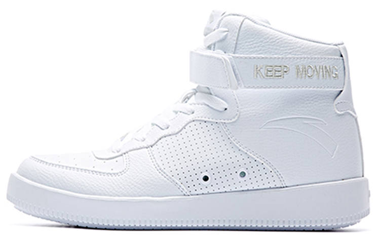 Anta Life Collection High top Skateboard Shoes Men's Anta White