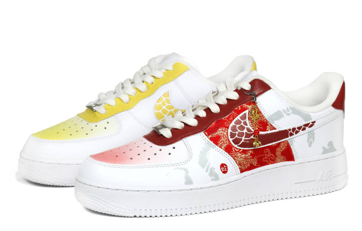 Nike Nike Air Force 1 Thermal Slip Resistant Cushioning Abrasion Resistant Low top Skateboard Shoes Men's White