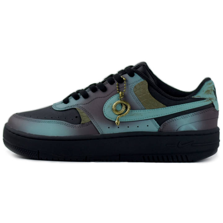 Nike Nike Gamma Force Slip Resistant Low top Skateboard Shoes Women's Black Green