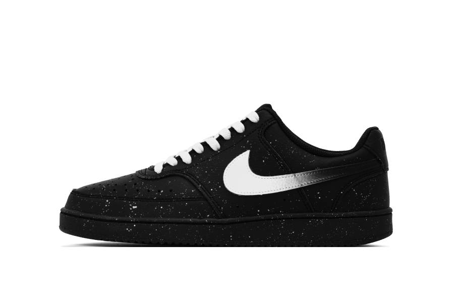 Nike Nike Court Vision White Space, Baby's Breath Slip Resistant Cushioning Low top Skateboard Shoes Unisex Black