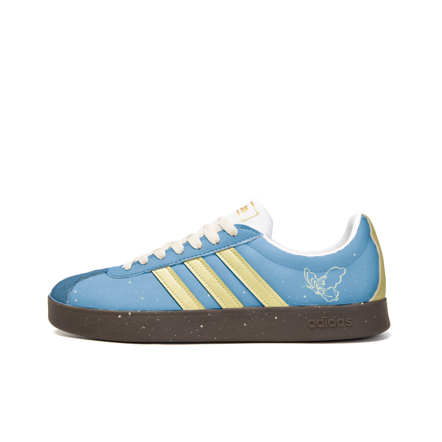 Adidas Neo VL Court 2.0 Tired Bird Slip Resistant Abrasion Resistant Low top Skateboard Shoes Unisex Peacock Blue