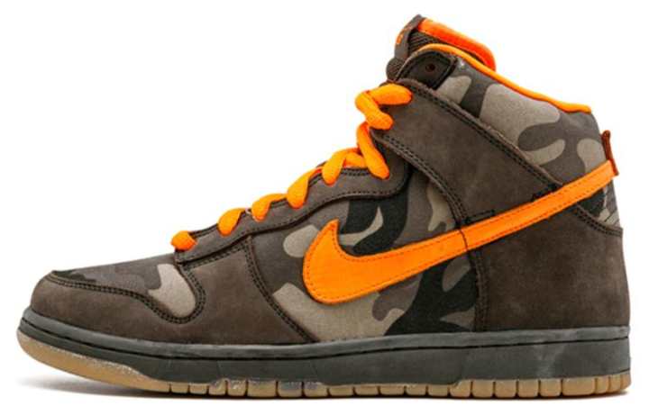Nike Nike Dunk SB Brian Anderson Camo Slip Resistant Lightweight Non slip Lightweight High top Skateboard Shoes Men's